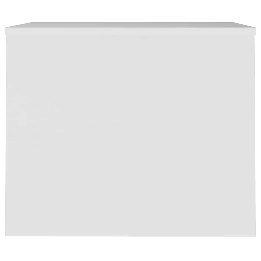 Tavolino da Salotto Bianco 80x50,5x41,5 cm Legno Multistrato