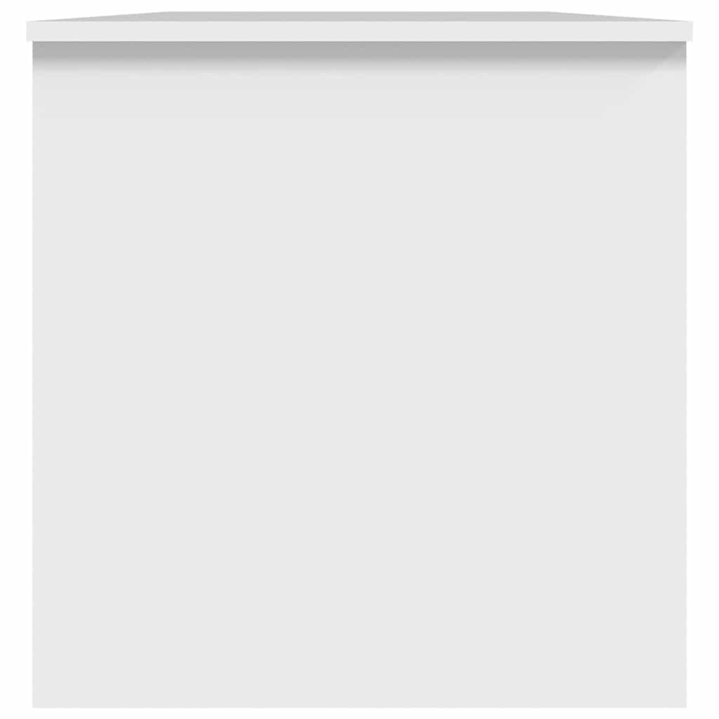 Tavolino da Salotto Bianco 102x50x52,5 cm in Legno Multistrato