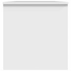 Tavolino da Salotto Bianco 102x50x52,5 cm in Legno Multistrato