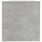 Tavolino Salotto Grigio Cemento 102x50x52,5cm Legno Multistrato