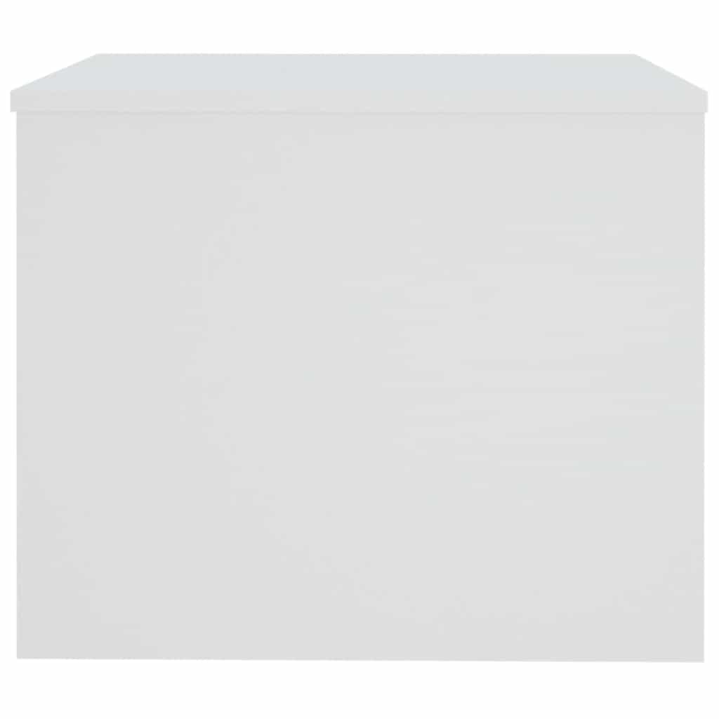 Tavolino da Salotto Bianco 80x50x40 cm in Legno Multistrato