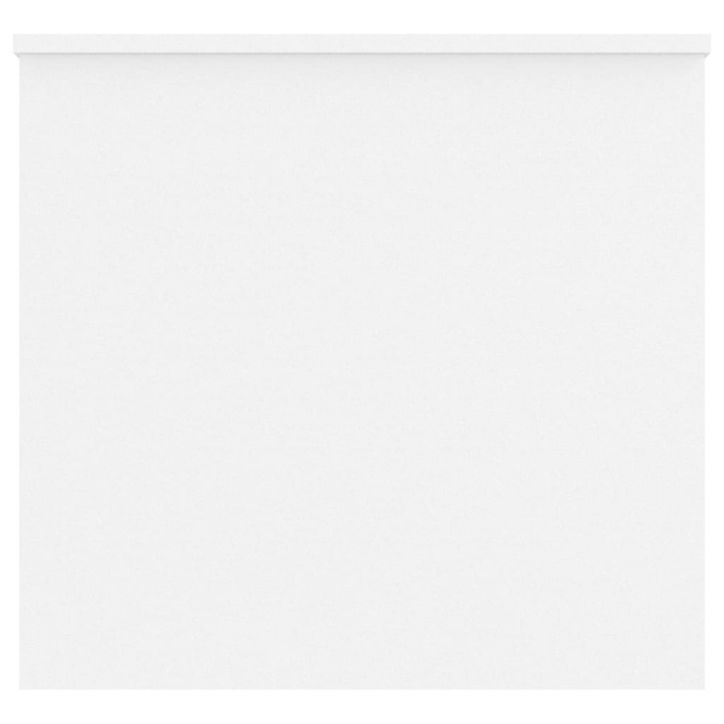 Tavolino da Salotto Bianco 102x55,5x52,5 cm Legno Multistrato