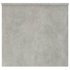Tavolino Grigio Cemento 102x55,5x52,5 cm in Legno Multistrato