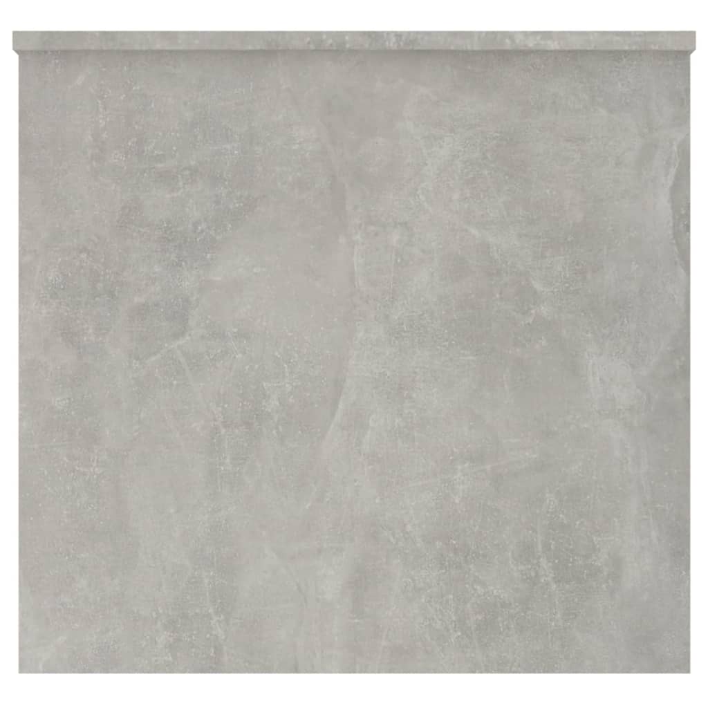 Tavolino Grigio Cemento 102x55,5x52,5 cm in Legno Multistrato