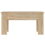 Tavolino da Salotto Rovere Sonoma 101x49x52cm Legno Multistrato