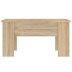 Tavolino da Salotto Rovere Sonoma 79x49x41 cm Legno Multistrato