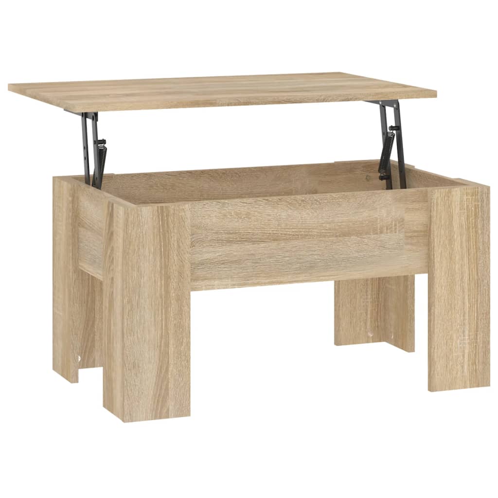 Tavolino da Salotto Rovere Sonoma 79x49x41 cm Legno Multistrato