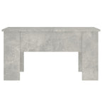 Tavolino da Salotto Grigio Cemento 79x49x41cm Legno Multistrato