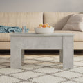 Tavolino da Salotto Grigio Cemento 79x49x41cm Legno Multistrato