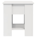 Tavolino da Salotto Bianco 101x49x52 cm in Legno Multistrato