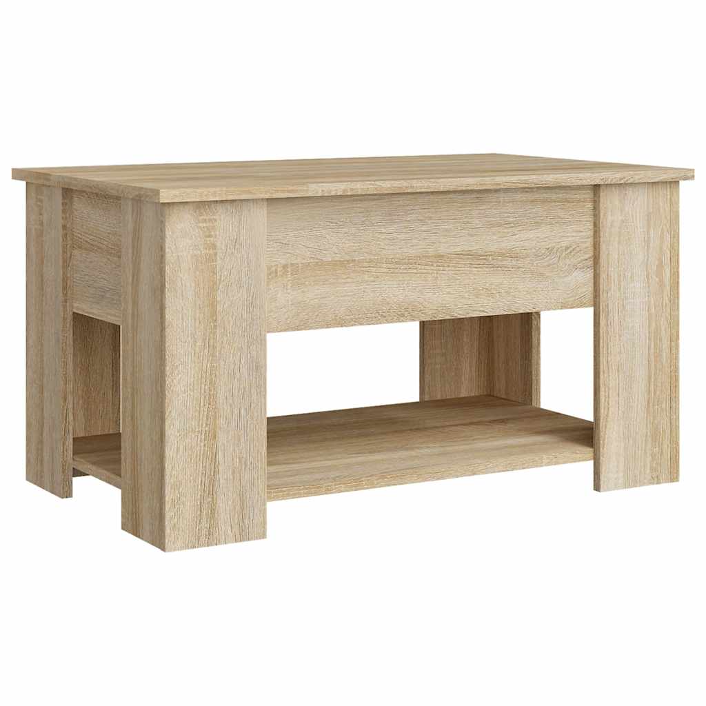 Tavolino da Salotto Rovere Sonoma 79x49x41 cm Legno Multistrato