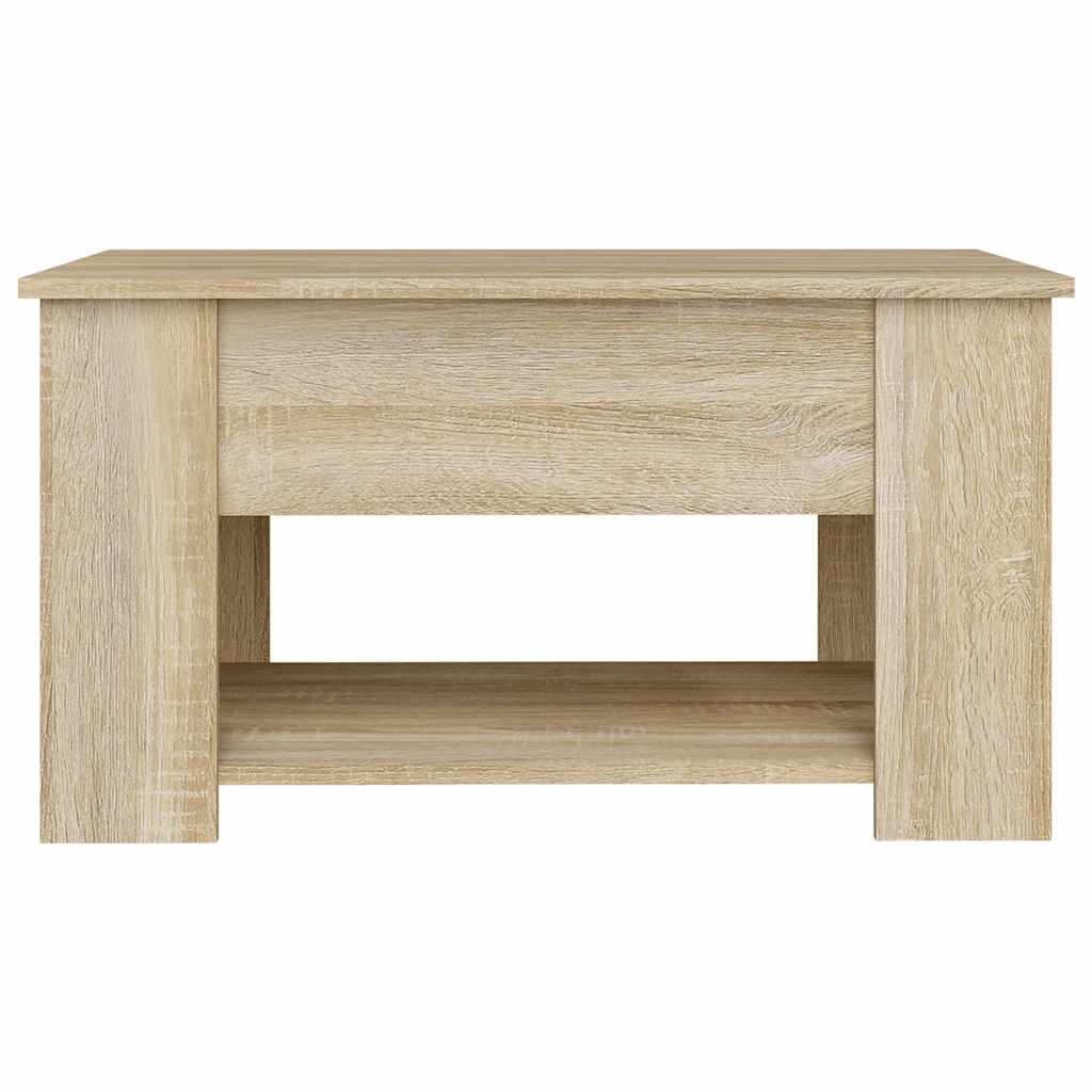 Tavolino da Salotto Rovere Sonoma 79x49x41 cm Legno Multistrato