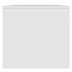 Tavolino da Salotto Bianco 102x50,5x46,5cm in Legno Multistrato