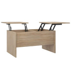Tavolino Salotto Rovere Sonoma 80x50x42,5 cm Legno Multistrato