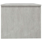 Tavolino Salotto Grigio Cemento 80x50x42,5 cm Legno Multistrato