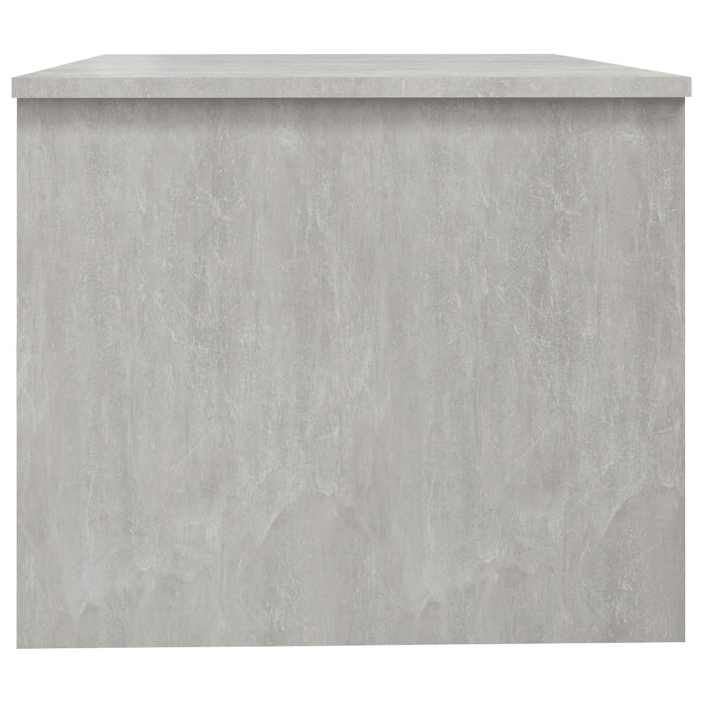 Tavolino Salotto Grigio Cemento 80x50x42,5 cm Legno Multistrato