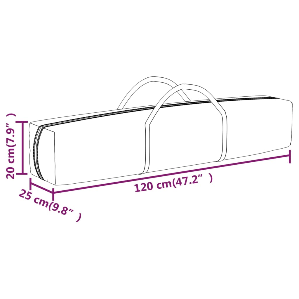 Tenda per Feste Pieghevole Crema 2x2 m