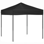 Tenda per Feste Pieghevole Nera 2x2 m