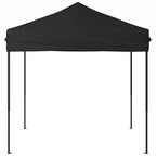 Tenda per Feste Pieghevole Nera 2x2 m