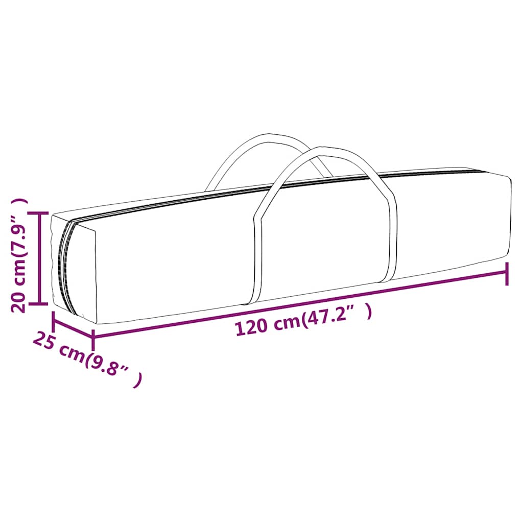 Tenda per Feste Pieghevole con Pareti Laterali Tortora 2x2 m