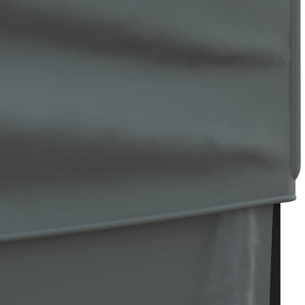 Tenda per Feste Pieghevole con Pareti Laterali Antracite 2x2 m