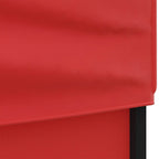 Tenda per Feste Pieghevole con Pareti Laterali Rosso 2x2 m