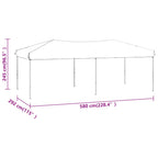 Tenda per Feste Pieghevole Crema 3x6 m