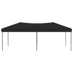 Tenda per Feste Pieghevole Nero 3x6 m