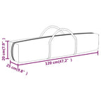 Tenda per Feste Pieghevole con Pareti Laterali Antracite 3x6 m