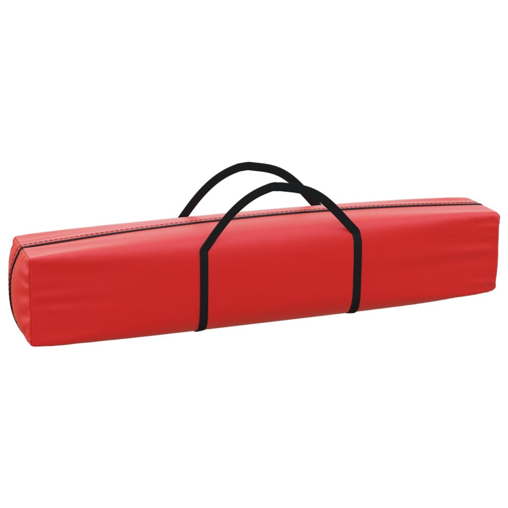 Tenda per Feste Pieghevole con Pareti Laterali Rosso 3x6 m