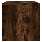 Mobile Porta TV Rovere Fumo 100x40x40 cm in Legno Multistrato