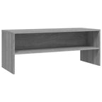 Mobile Porta TV Grigio Sonoma 100x40x40 cm in Legno Multistrato