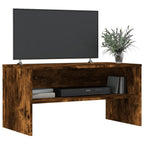 Mobile Porta TV Rovere Fumo 80x40x40 cm in Legno Multistrato