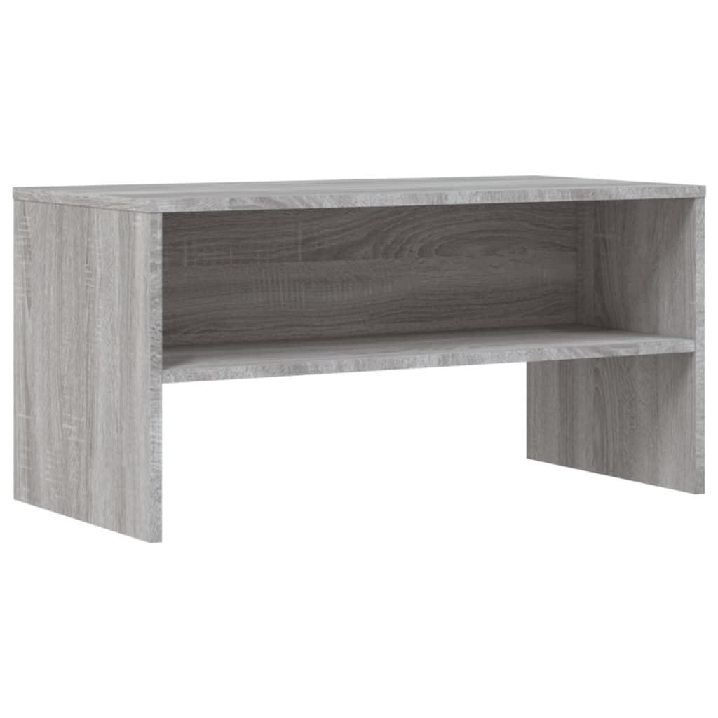 Mobile Porta TV Grigio Sonoma 80x40x40 cm in Legno Multistrato