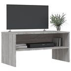 Mobile Porta TV Grigio Sonoma 80x40x40 cm in Legno Multistrato
