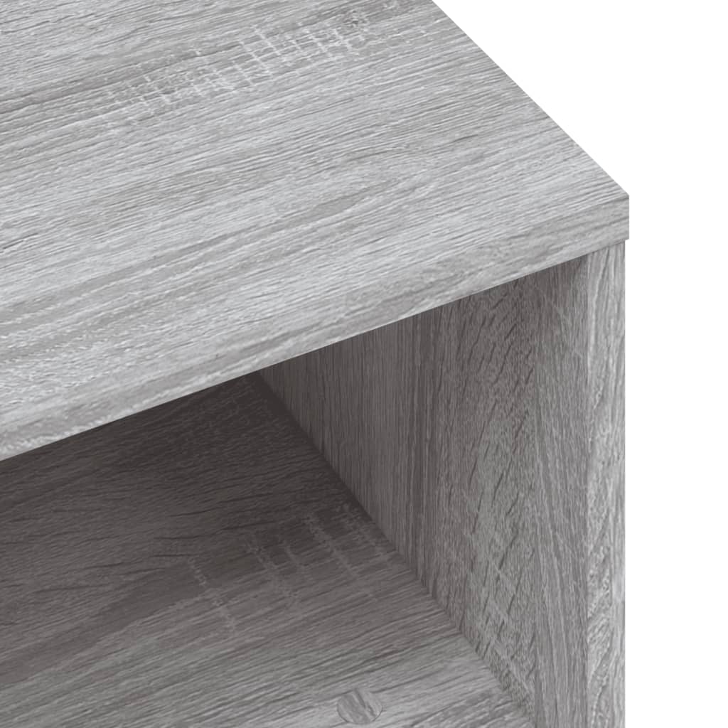 Mobile Porta TV Grigio Sonoma 80x40x40 cm in Legno Multistrato