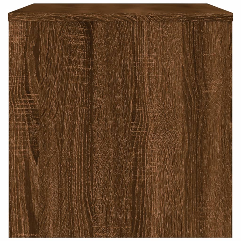 Mobile Porta TV Rovere Marrone 80x40x40 cm in Legno Multistrato