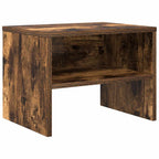 Comodino Rovere Fumo 40x30x30 cm Legno Multistrato