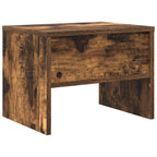 Comodino Rovere Fumo 40x30x30 cm Legno Multistrato