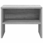 Comodino Grigio Sonoma 40x30x30 cm in Legno Multistrato