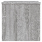 Comodini Grigio Sonoma 2 pz 40x30x30 cm in Legno Multistrato