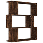 Libreria/Divisorio Rovere Fumo 80x24x96 cm in Legno Ingegnerizzato