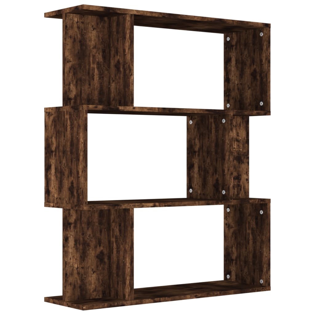Libreria/Divisorio Rovere Fumo 80x24x96 cm in Legno Ingegnerizzato