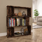 Libreria/Divisorio Rovere Fumo 80x24x96 cm in Legno Ingegnerizzato