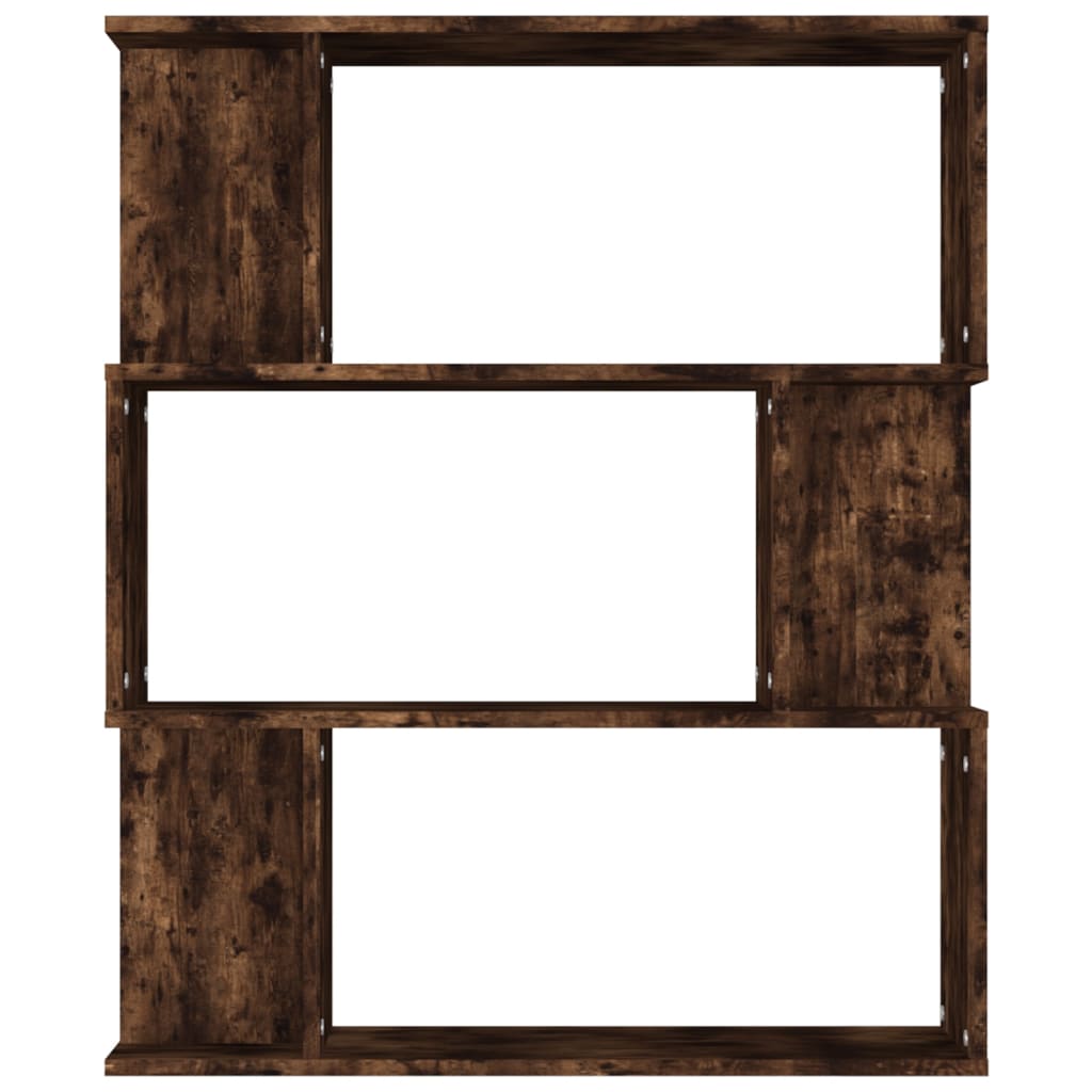 Libreria/Divisorio Rovere Fumo 80x24x96 cm in Legno Ingegnerizzato