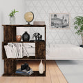 Libreria/Divisorio Rovere Fumo 80x24x96 cm in Legno Ingegnerizzato