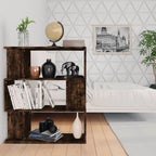 Libreria/Divisorio Rovere Fumo 80x24x96 cm in Legno Ingegnerizzato