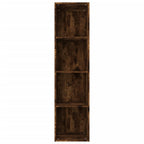 Libreria/Mobile TV Rovere Fumo 36x30x143cm in Legno Multistrato