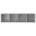 Libreria/Mobile TV Grigio Sonoma 36x30x143 cm Legno Multistrato