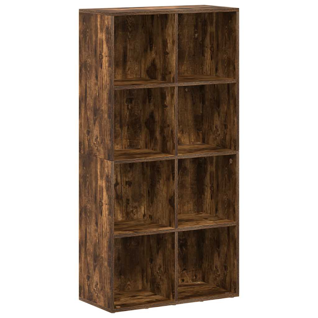 Libreria/Credenza Rovere Fumo 66x30x130 cm in Legno Multistrato